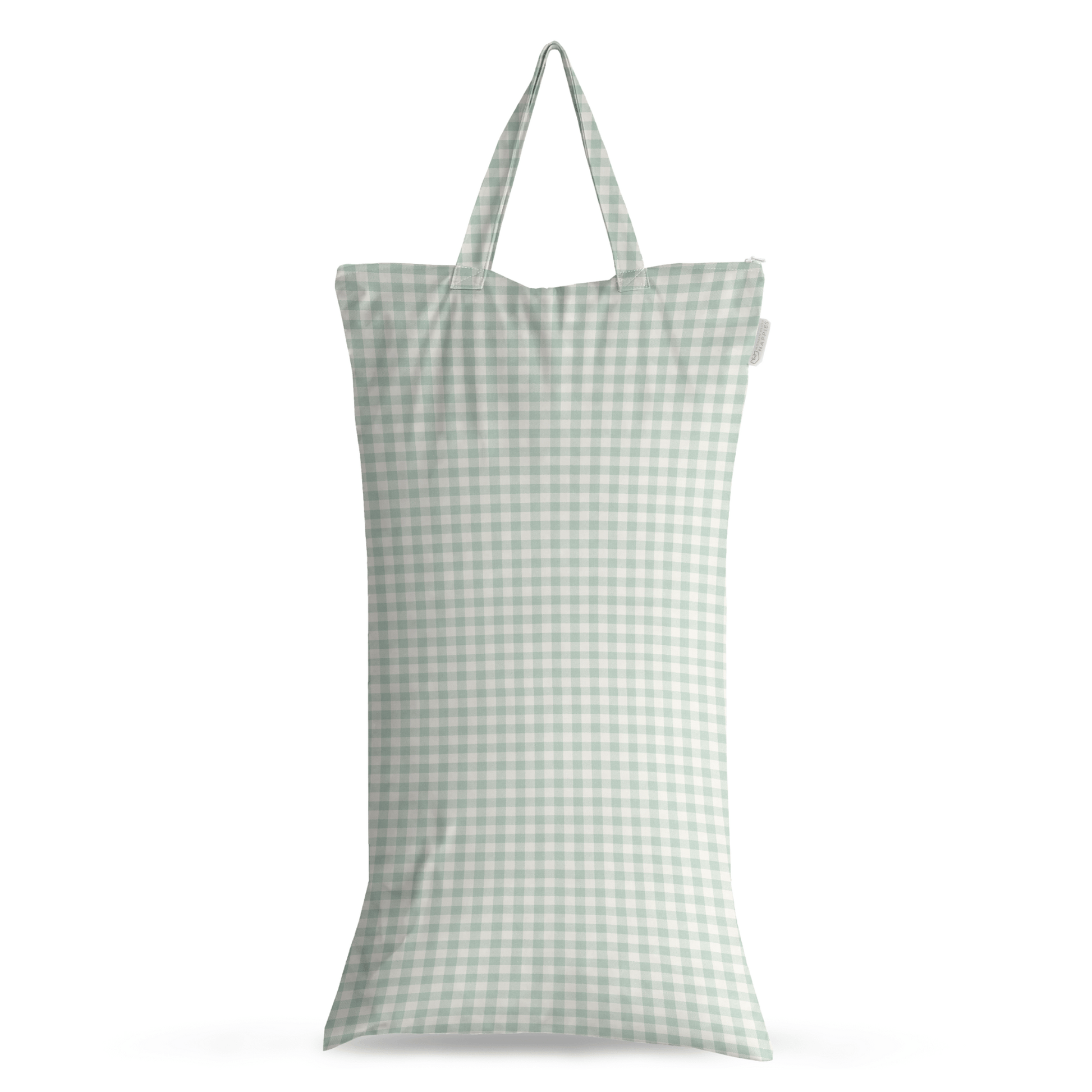 XL Wet Bag - Reusable Cloth Nappy Pail - Sage Gingham