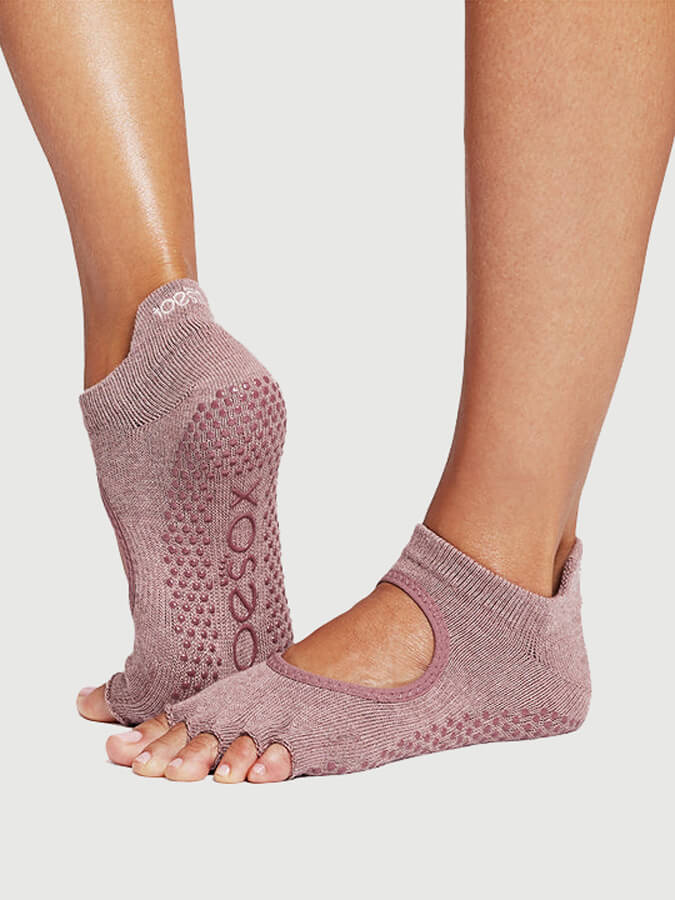 Half Toe Bellarina Women's Yoga Grip Socks