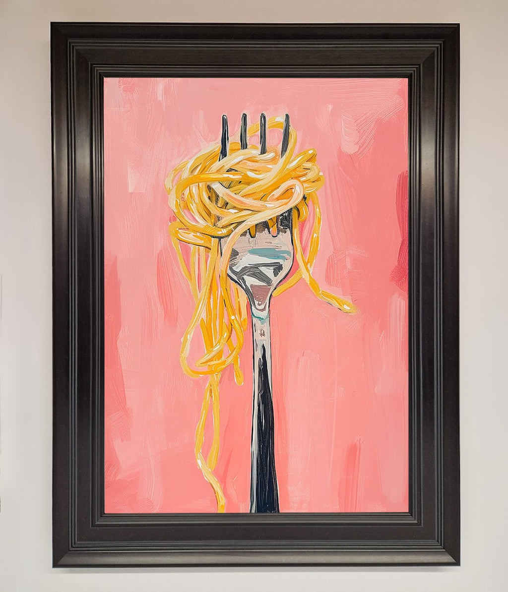 Yes To Spaghetti Framed Print