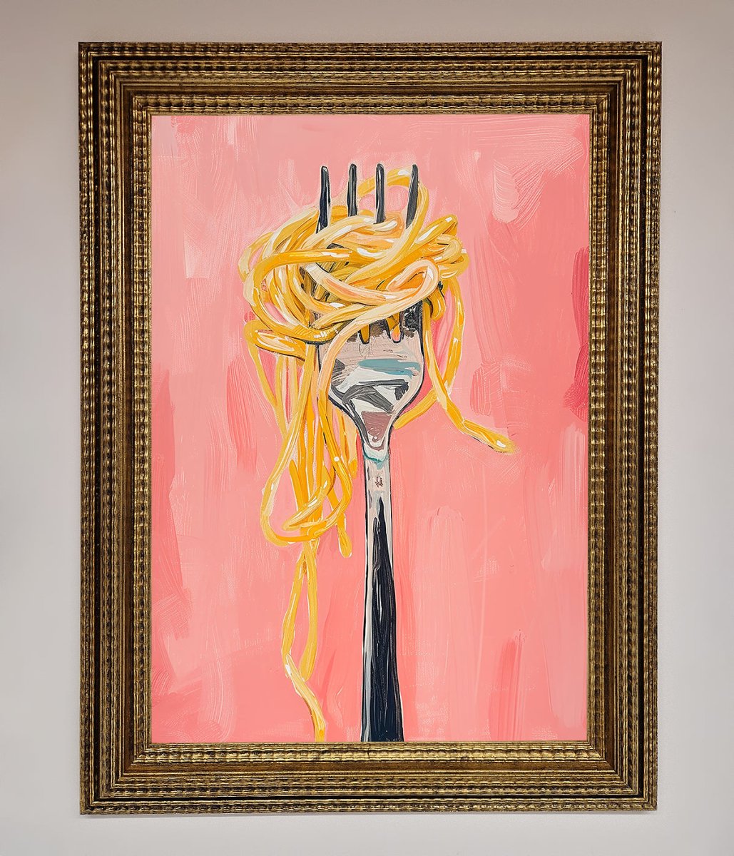 Yes To Spaghetti Framed Print