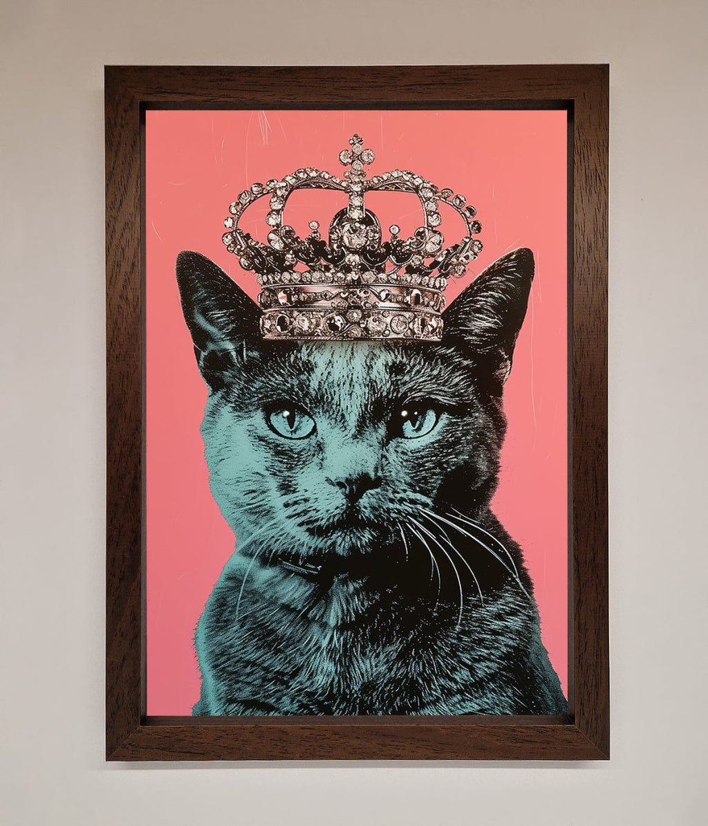 Your Majesty Cat Framed Print