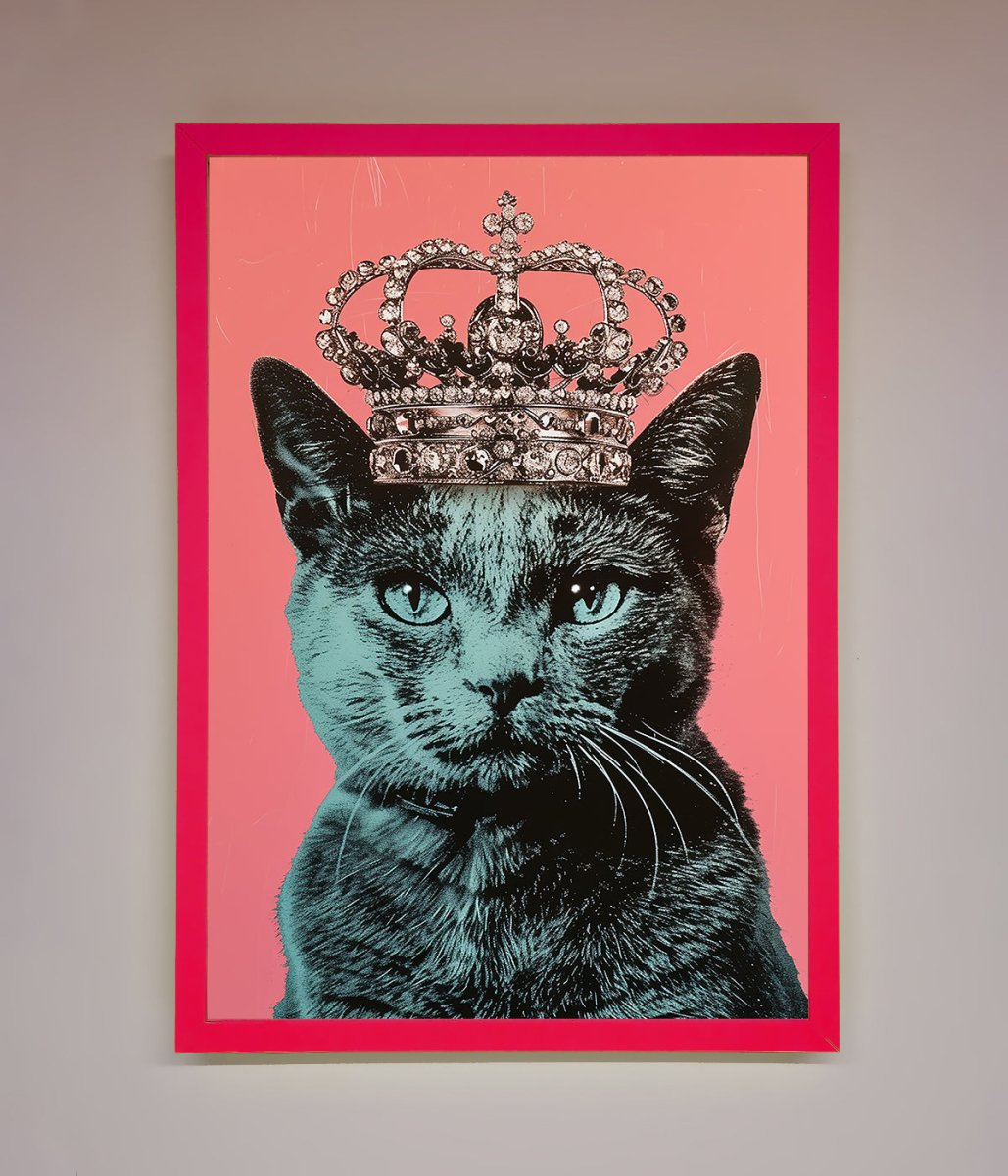 Your Majesty Cat Framed Print