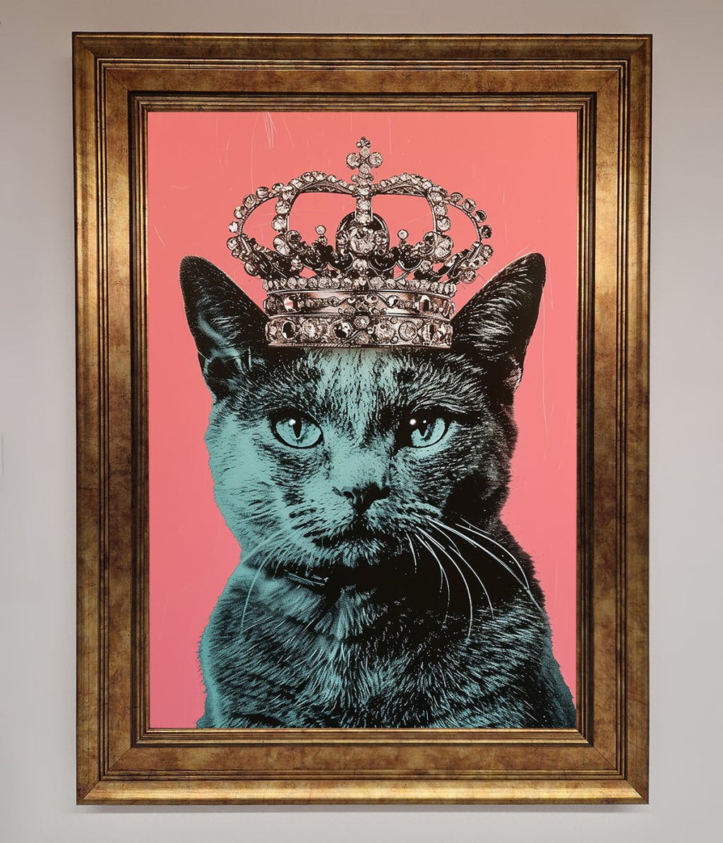Your Majesty Cat Framed Print