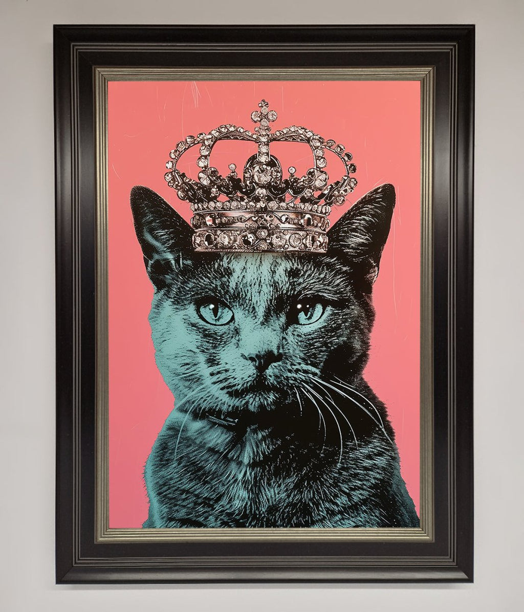 Your Majesty Cat Framed Print