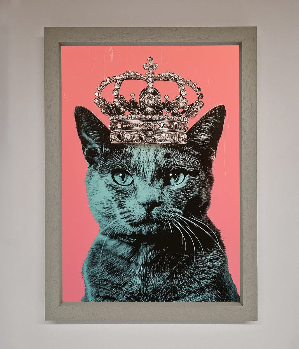 Your Majesty Cat Framed Print