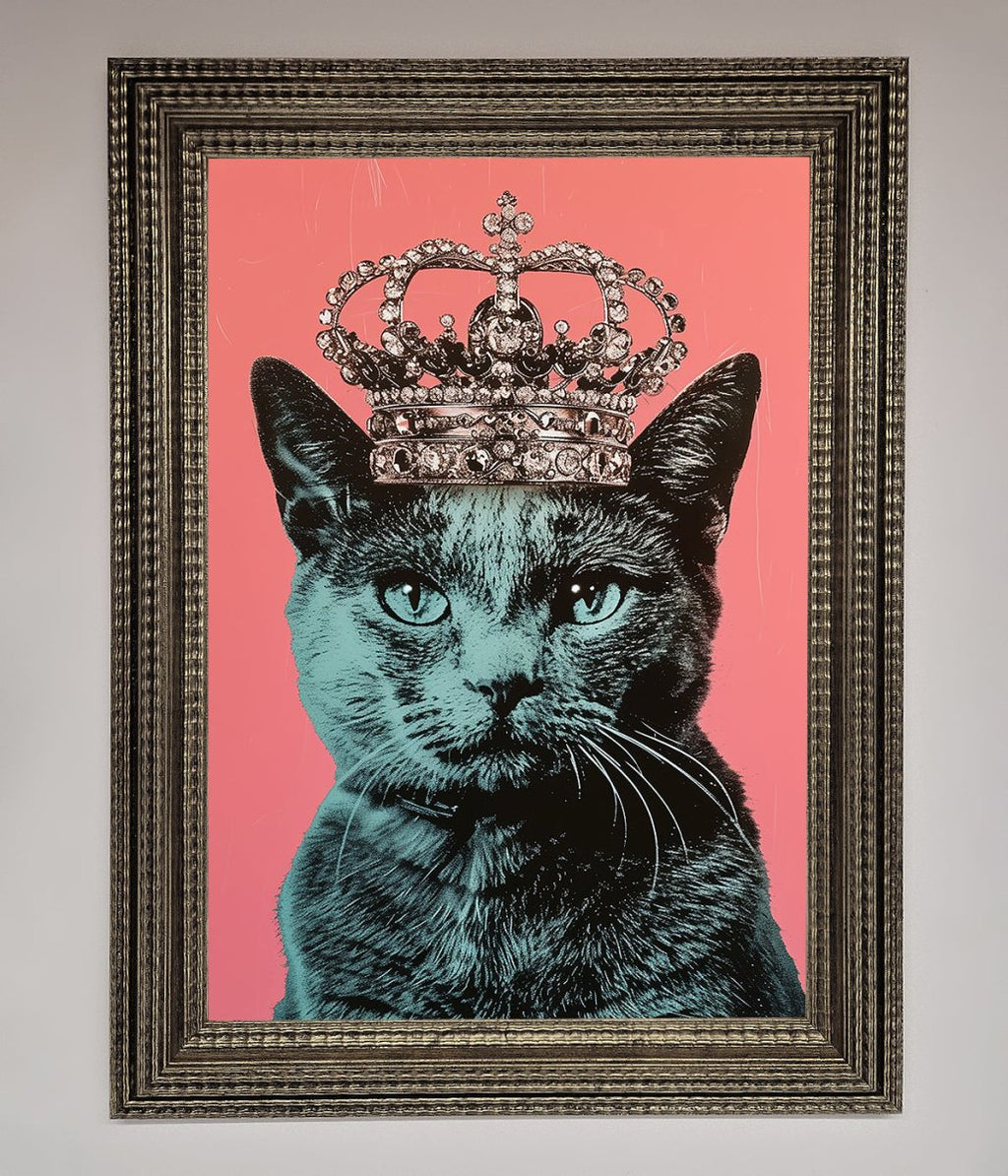 Your Majesty Cat Framed Print