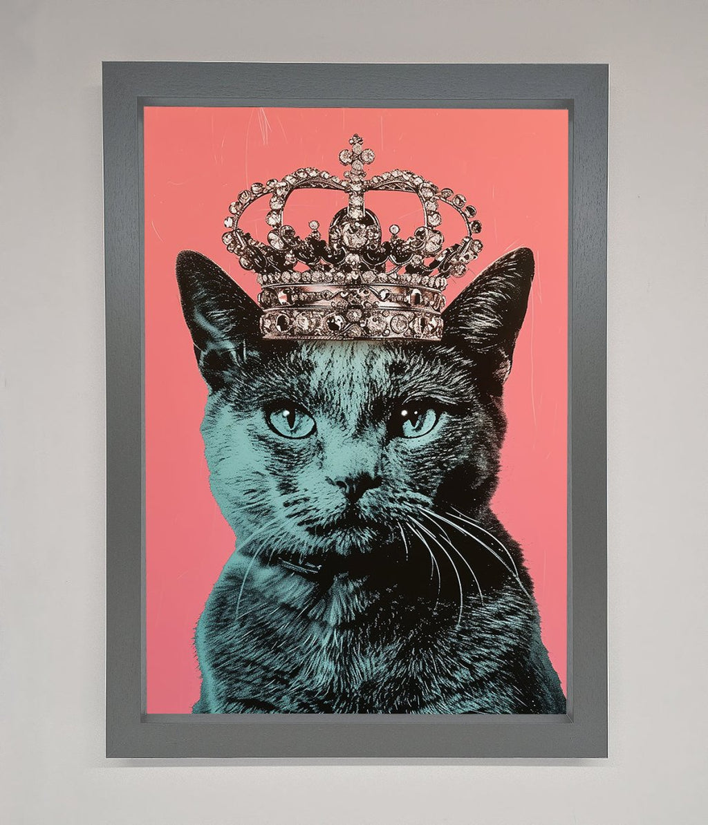 Your Majesty Cat Framed Print