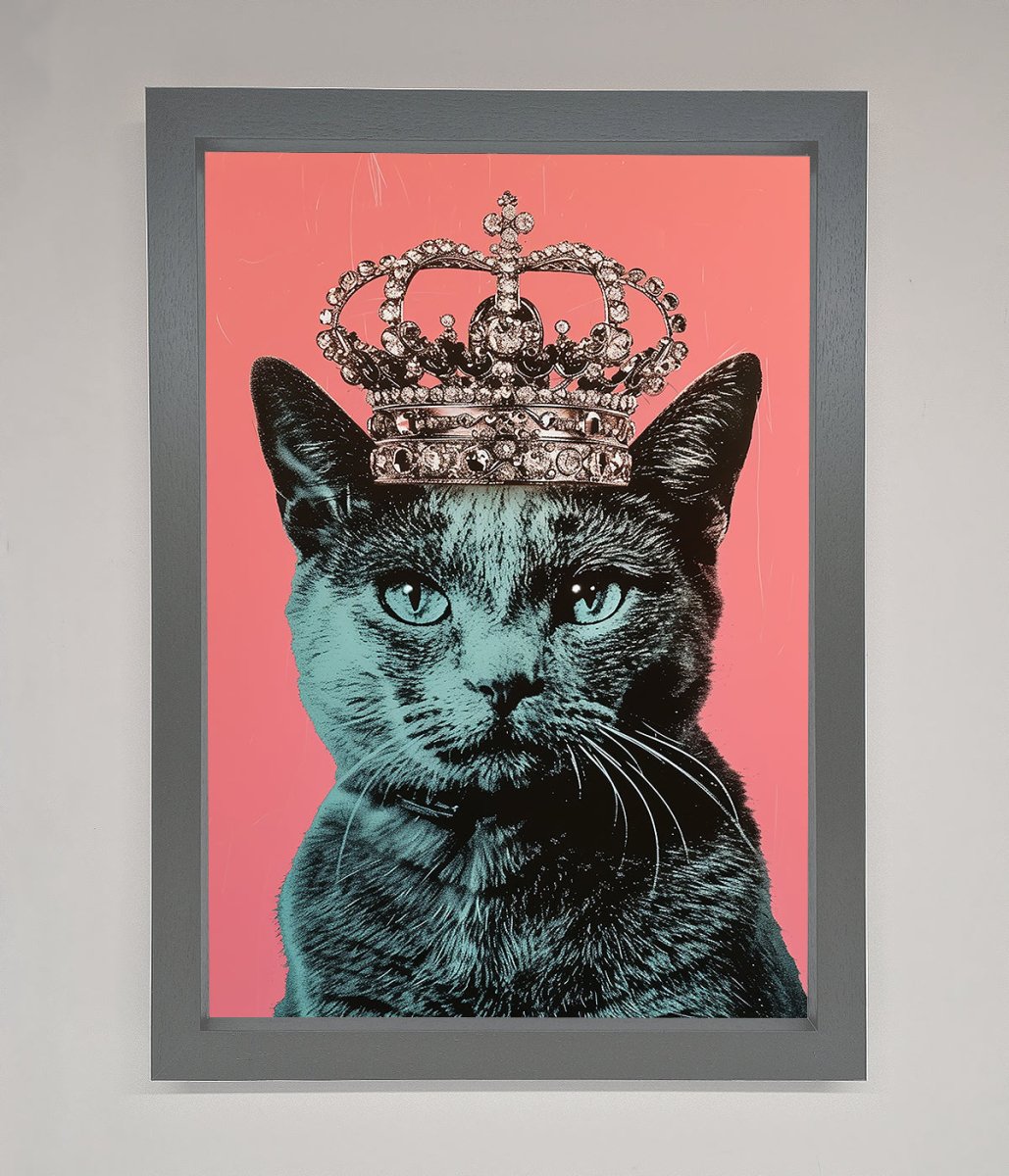 Your Majesty Cat Framed Print