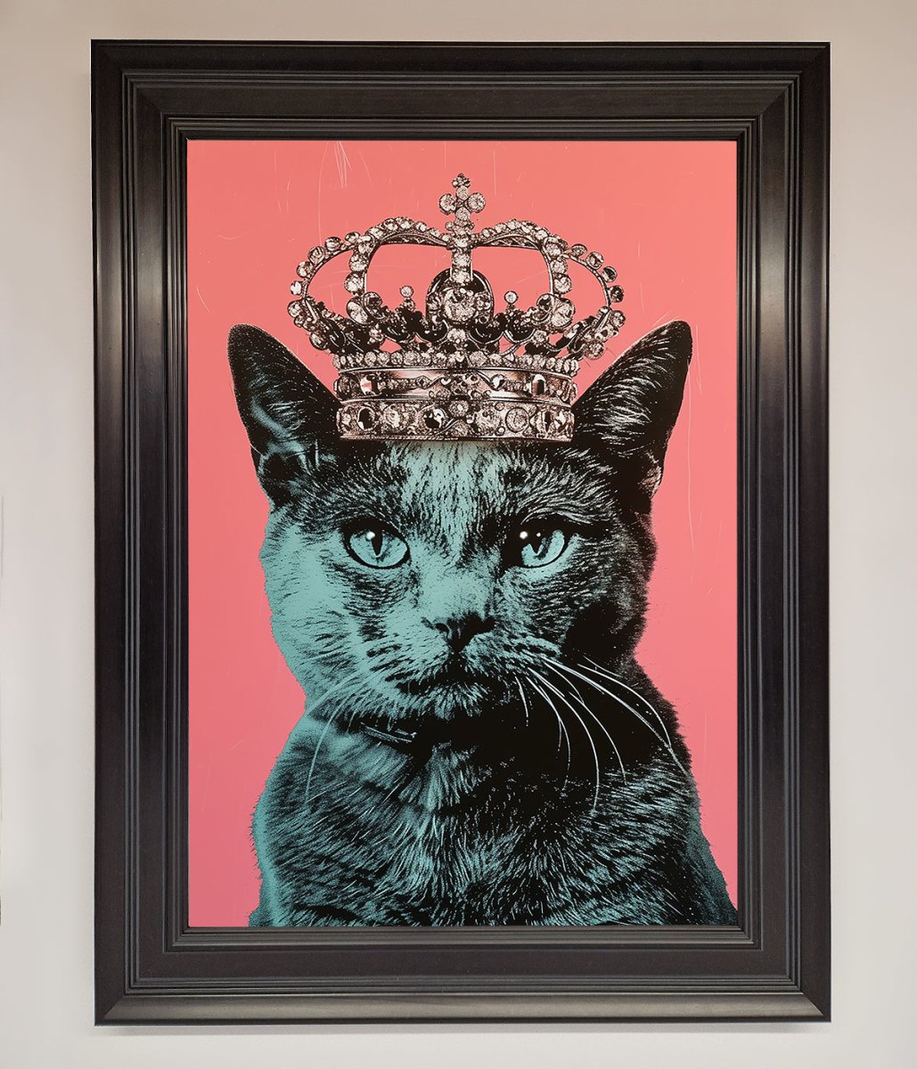 Your Majesty Cat Framed Print