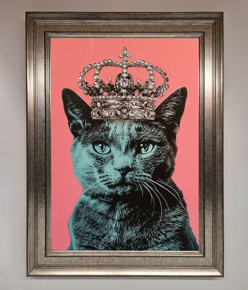 Your Majesty Cat Framed Print