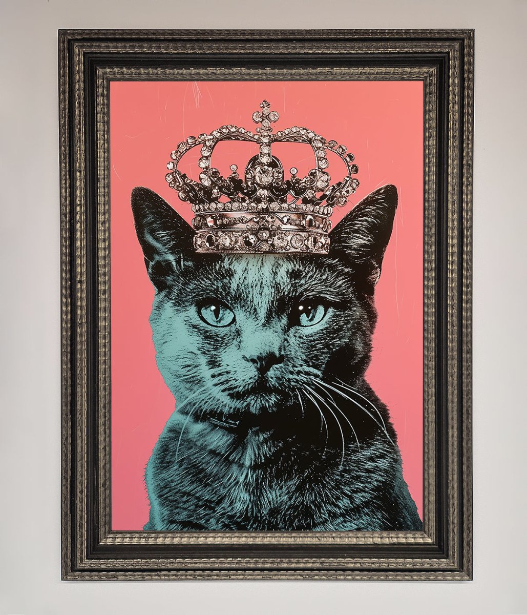 Your Majesty Cat Framed Print