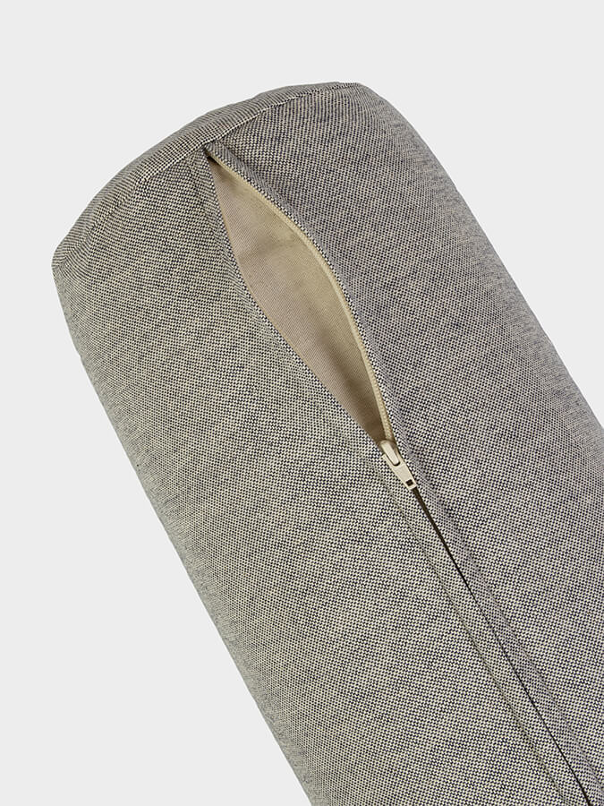 Yoga Studio Organic Buckwheat Two Toned Meditation Bolster Cushion