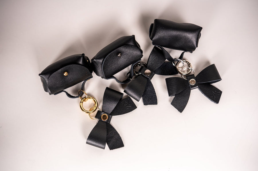 Mini Leather Charms for Bags & Keys - Handmade with 5-Year Warranty by Zelma Kraft at www.brixbailey.com