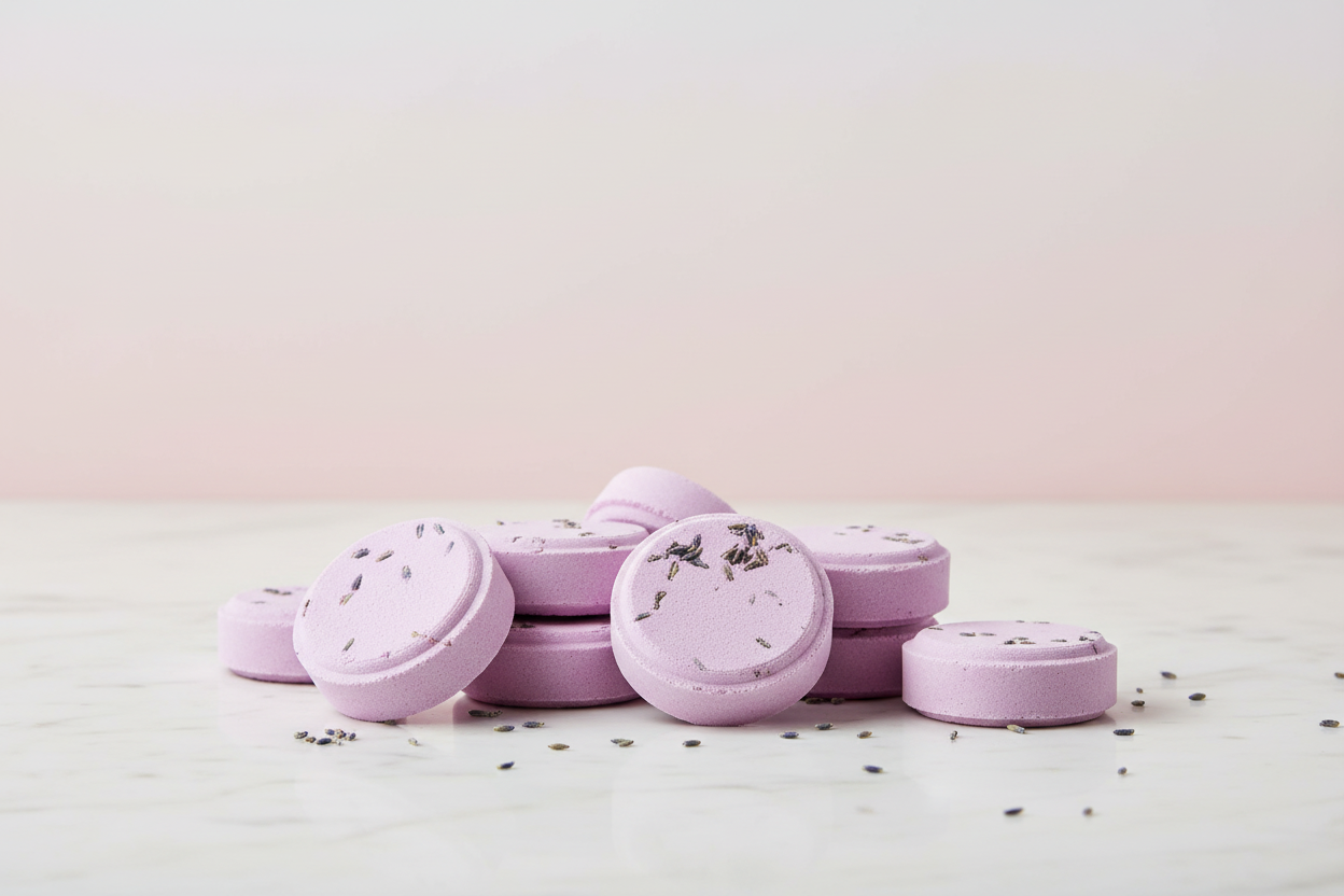 Shower Steamers with Lavender, Lemon and Clary Sage, Pack of 5