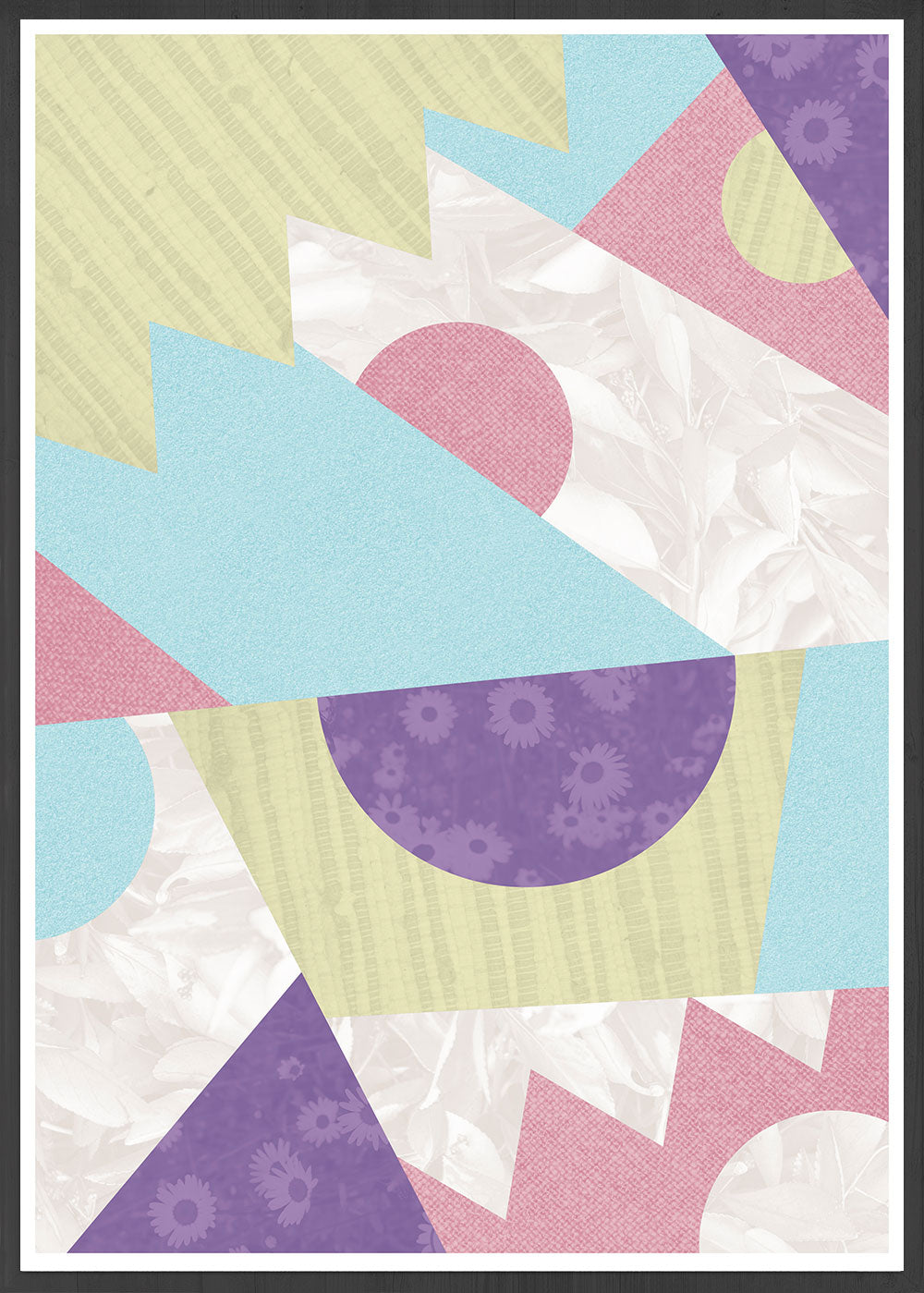 Zig Zag Pop Pastel Geometric Wall Art