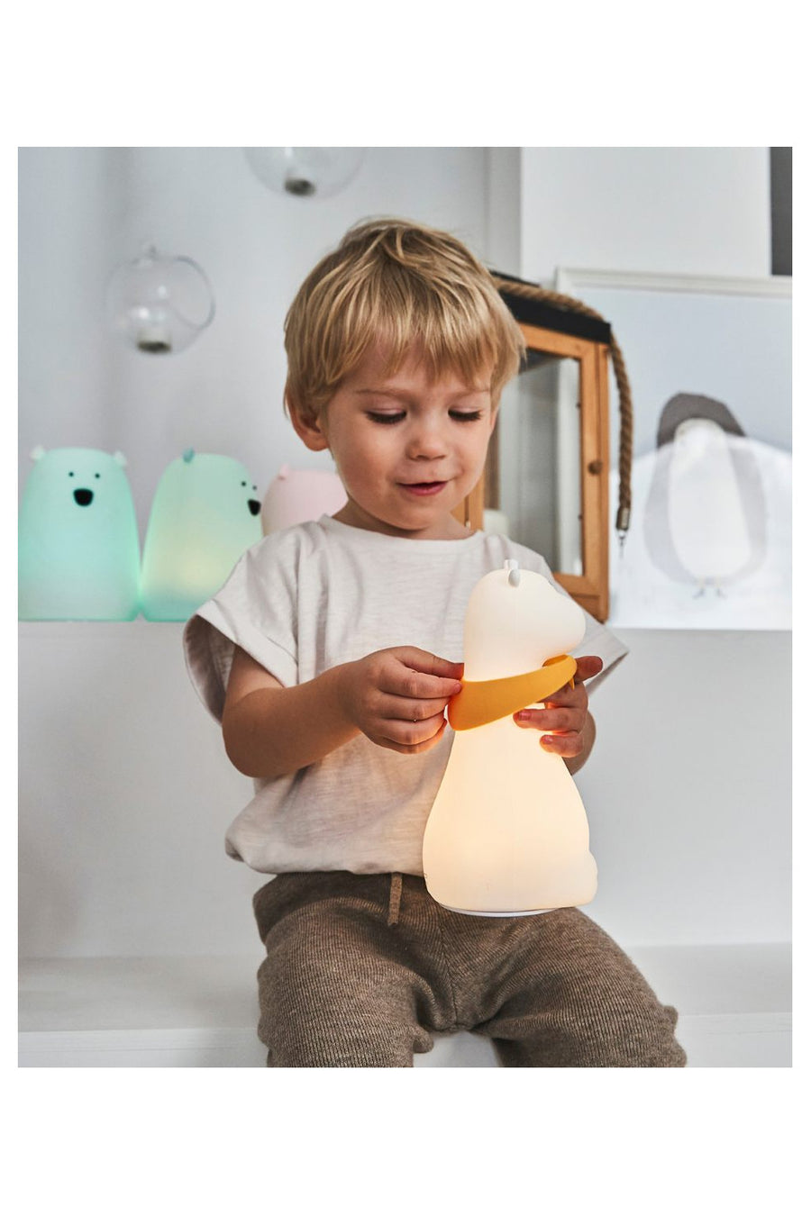 Giraffe Night Lamp – Safe, Colorful LED Companion for Kids by Rabbit & Friends at brixbailey.com