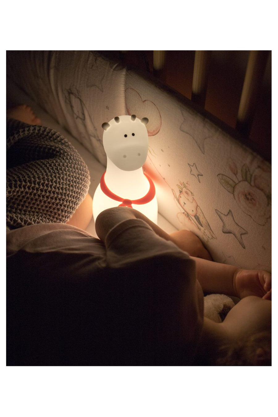 Giraffe Night Lamp – Safe, Colorful & Kid-Friendly Light by Rabbit & Friends at brixbailey.com