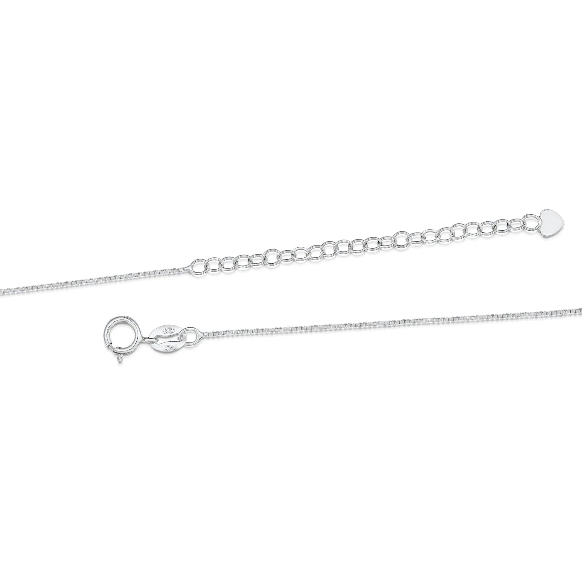 Treble Clef Silver Pendant with Real Preserved Flowers