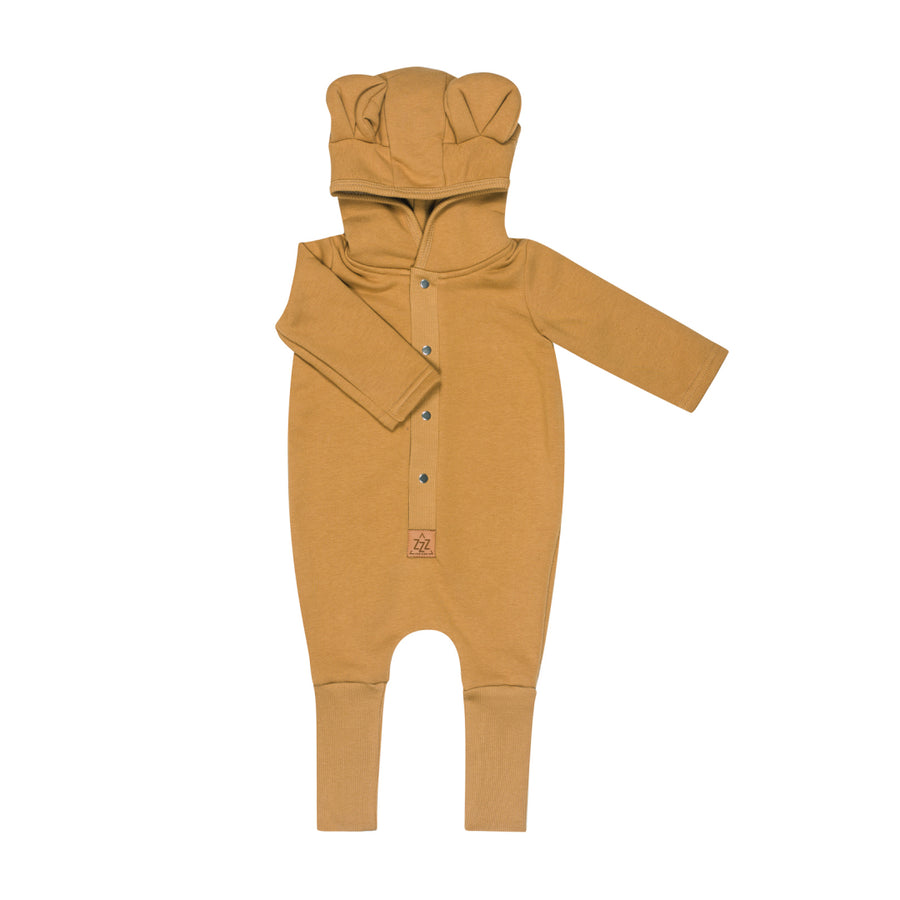 Cute Bear Hooded Jumpsuit for Kids – Cozy & Stretchable Cotton by Zezuzulla at www.brixbailey.com