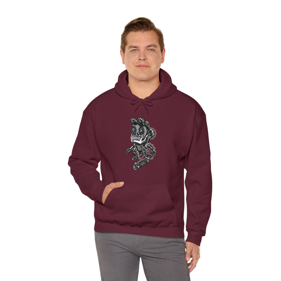 Men's Graphic Print Hooded Sweatshirt