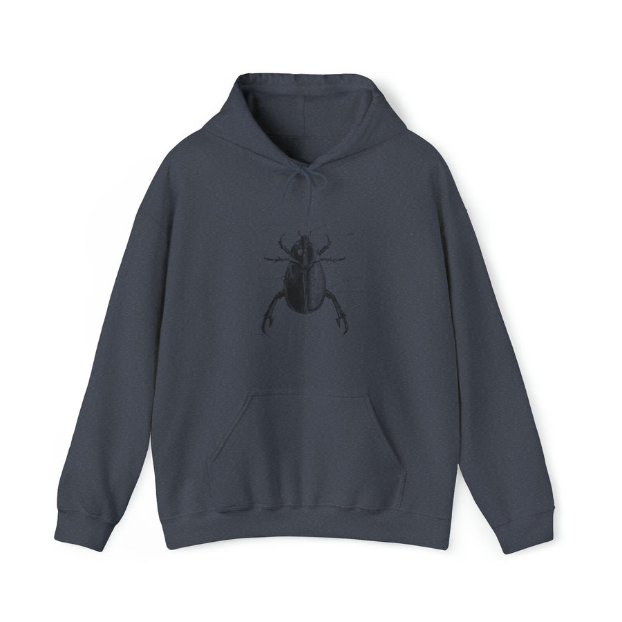 Graphic Insect Print Unisex Hooded Sweatshirt