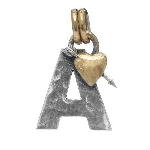 Letter A Initial Pendant Necklace