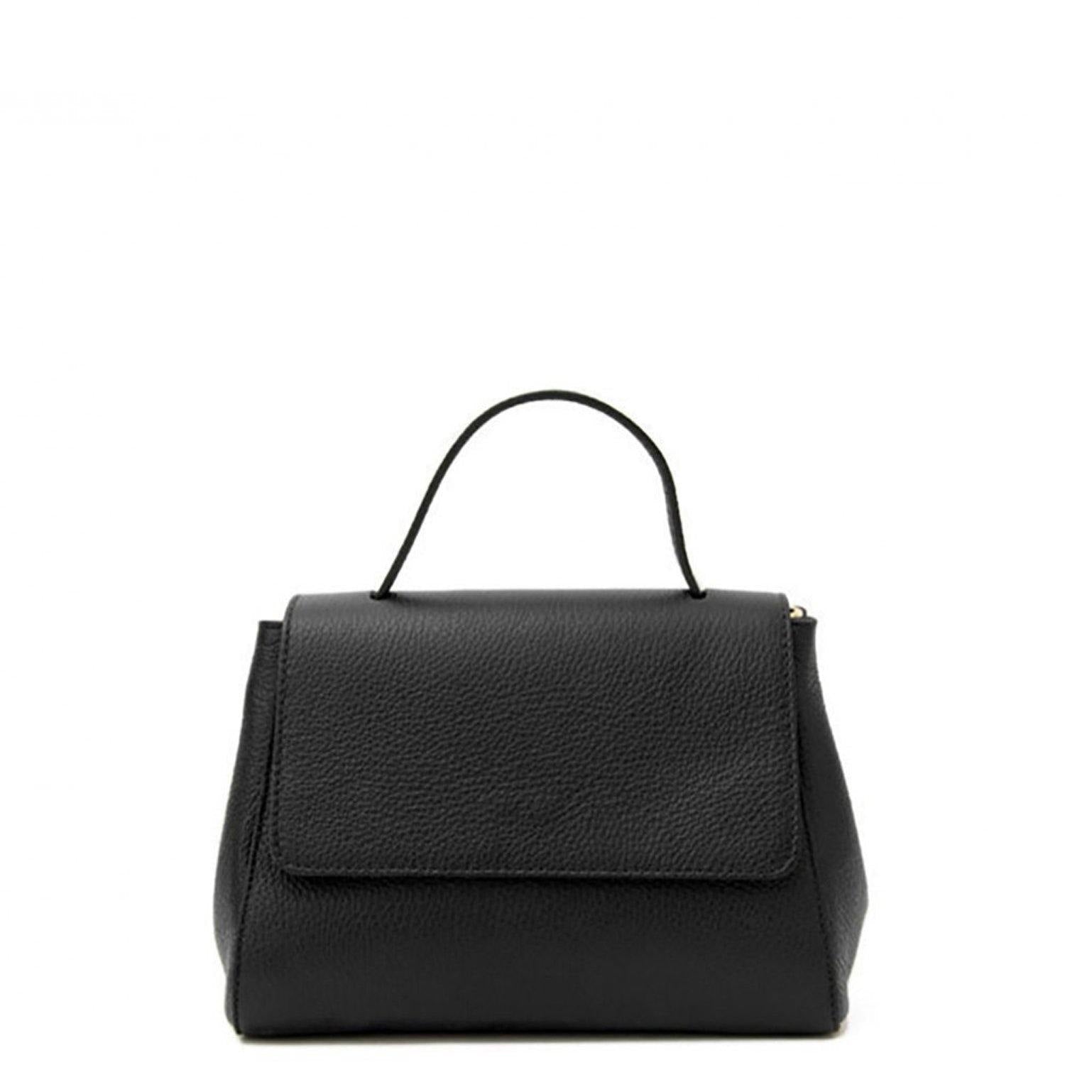 Pebbled Small Leather Grab Bag - Brix and Bailey® - Contemporary Bag, Watch and Accessory Brand