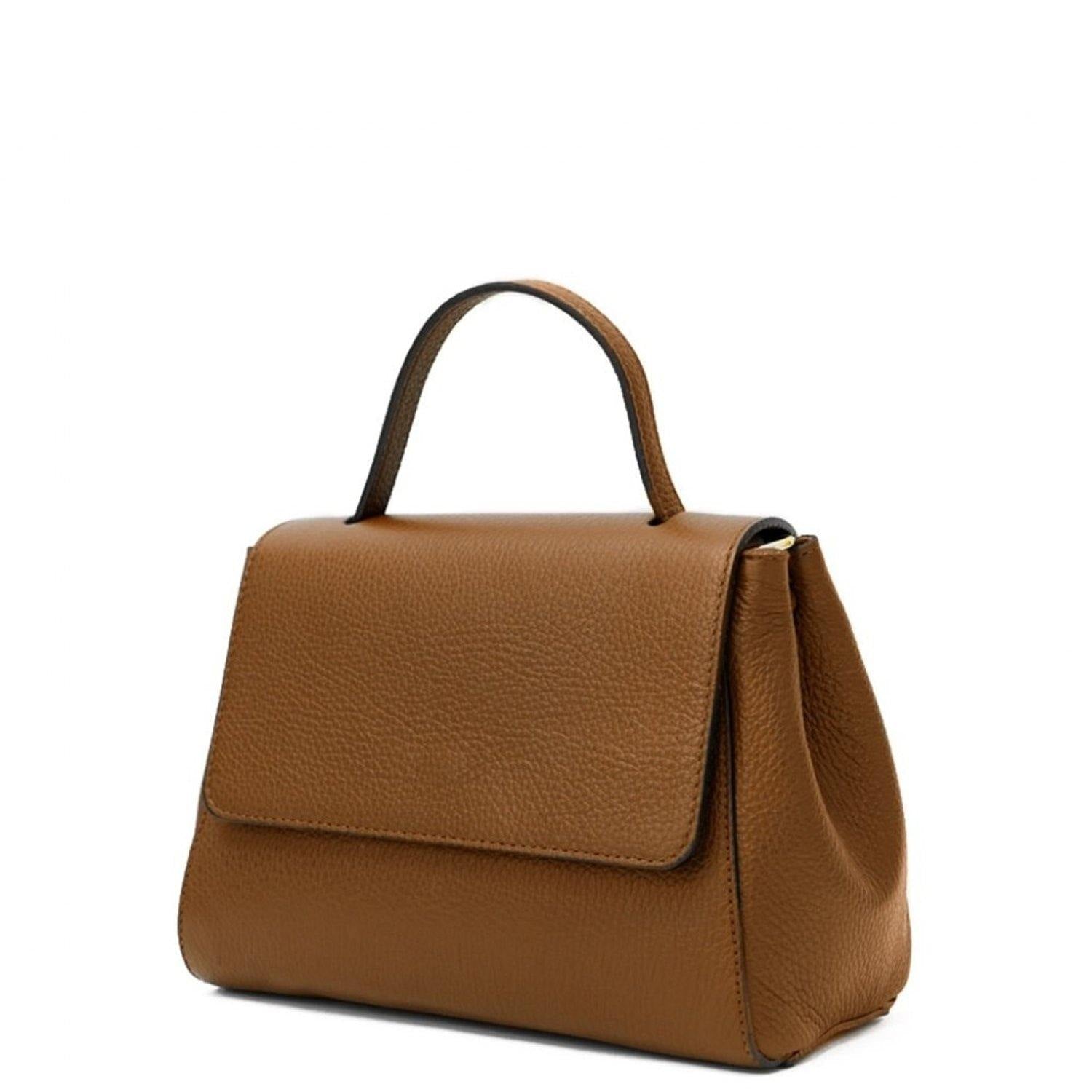 Pebbled Small Leather Grab Bag - Brix and Bailey® - Contemporary Bag, Watch and Accessory Brand