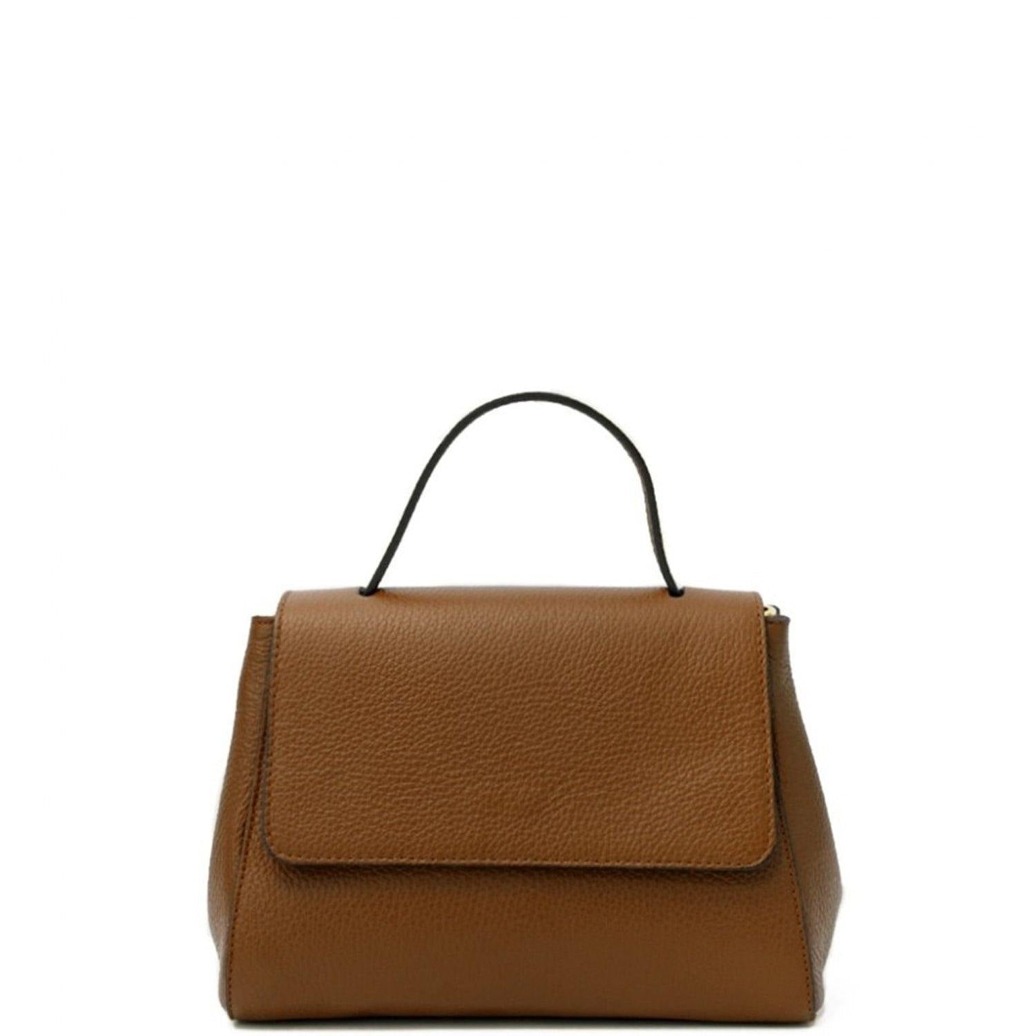 Pebbled Small Leather Grab Bag - Brix and Bailey® - Contemporary Bag, Watch and Accessory Brand