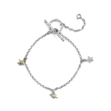 Gold & Silver Multi Charm Bracelet – Elegant & Ethical Fashion by Sostter at brixbailey.com