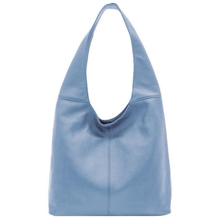 Italian Pebbled Leather Hobo Bag – Chic & Secure Everyday Style by Sostter at brixbailey.com