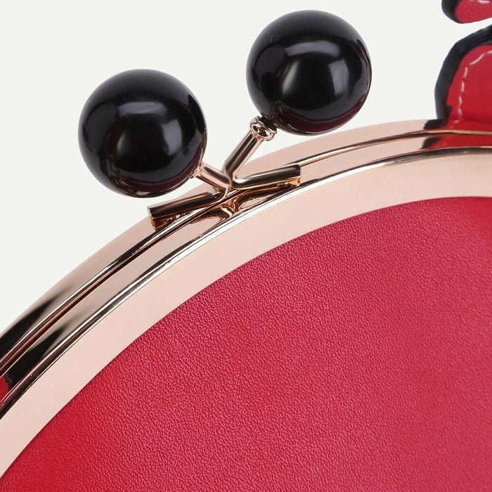 Red Crawling Crab Vegan Leather Cross-Body Bag Brix and Bailey