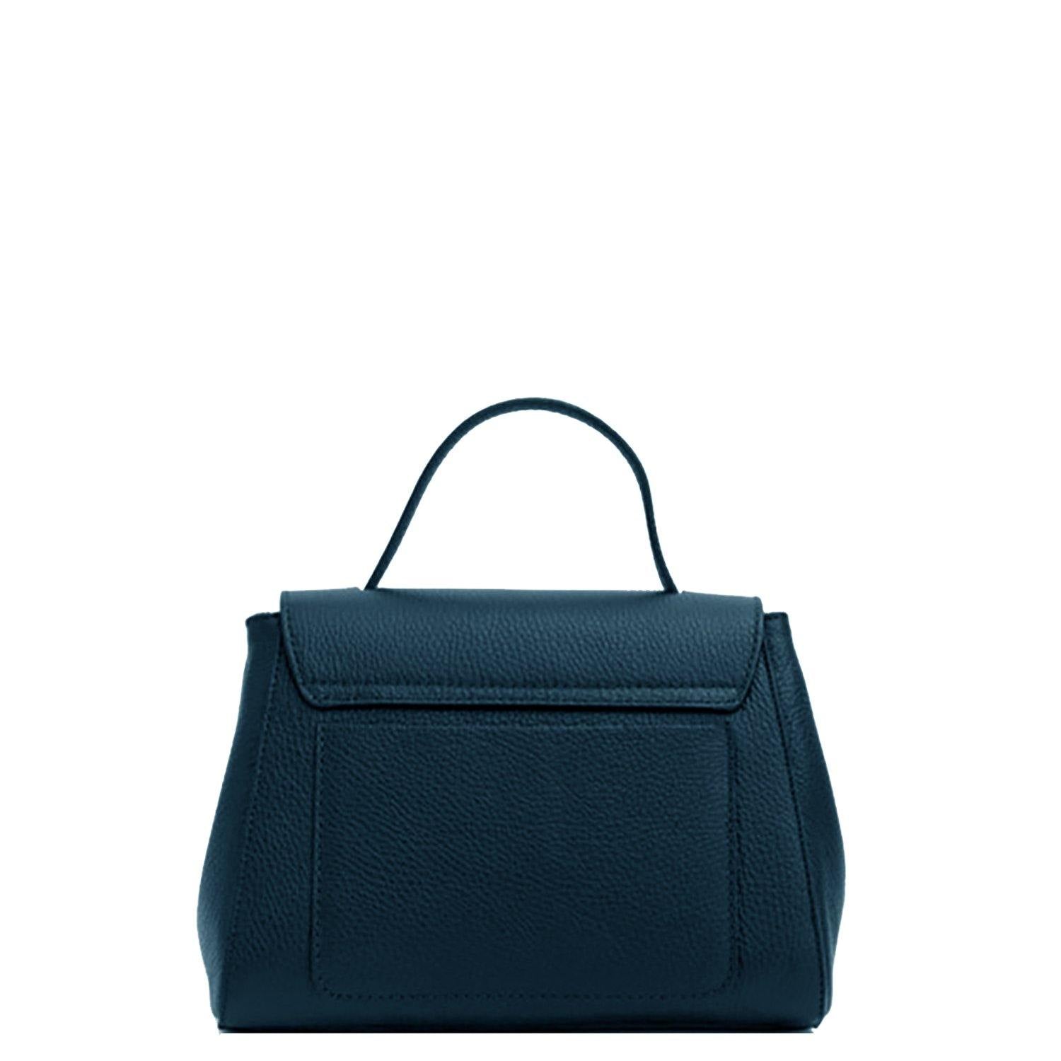 Pebbled Small Leather Grab Bag - Brix and Bailey® - Contemporary Bag, Watch and Accessory Brand