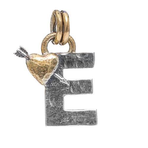 Letter E Initial Pendant Necklace