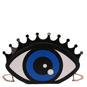 Blue Evil Eye Vegan Leather Cross-Body Bag Brix and Bailey