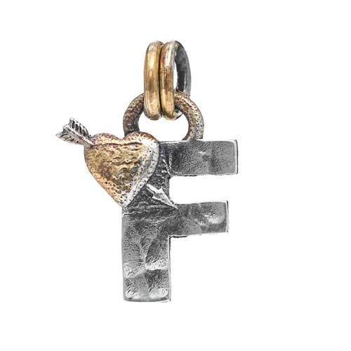 Letter F Initial Pendant Necklace