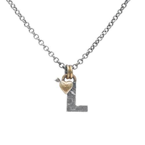 Alphabet Letter Pendant Necklace – Handcrafted & Ethical by Sostter at brixbailey.com