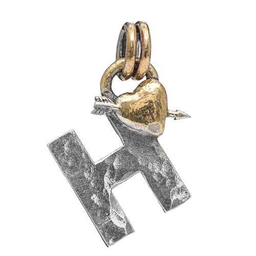 Letter H Initial Pendant Necklace