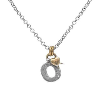 Letter O Initial Pendant Necklace