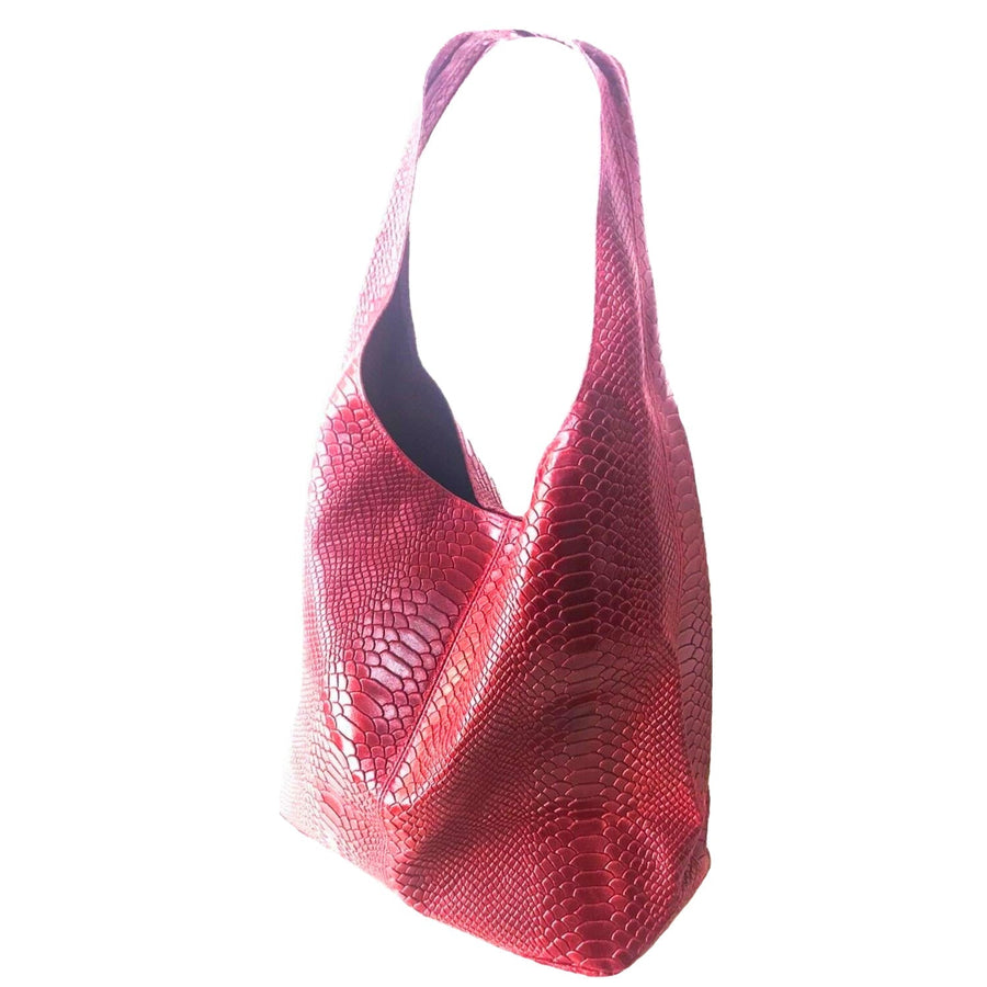 Croc-Print Clementine Hobo Bag – Luxurious & Functional by Sostter at brixbailey.com