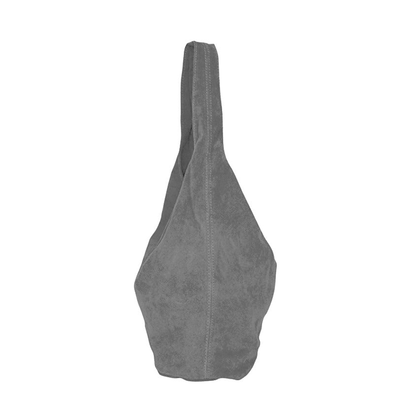 Luxurious Italian Suede Hobo Bag – Elegant & Spacious by Sostter at brixbailey.com