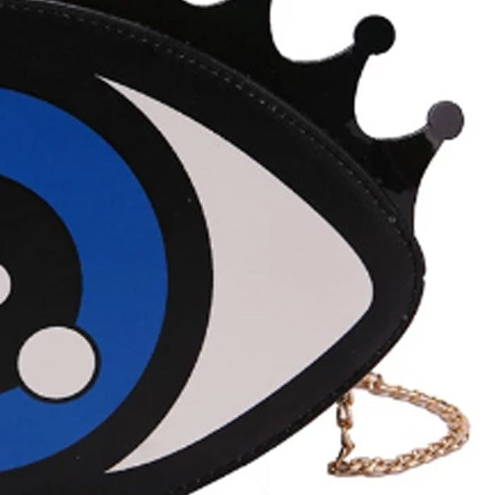 Blue Evil Eye Vegan Leather Cross-Body Bag Brix and Bailey