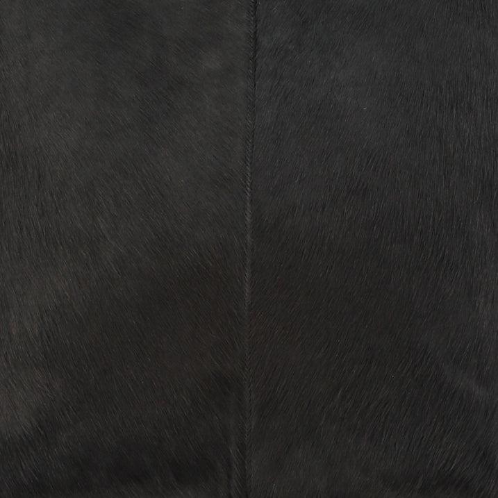 Black Calf Hair Leather Horizontal Tote | Bybry - Brix + Bailey