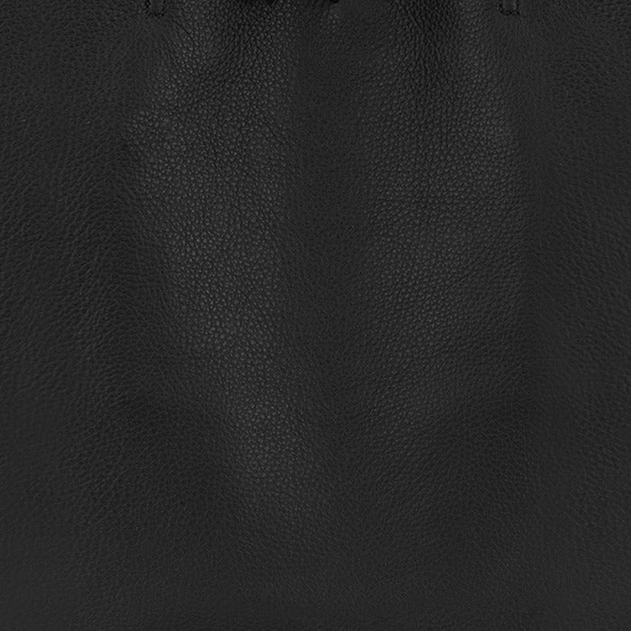 Black Pebbled Baguette Leather Shoulder Bag Sostter Brix Bailey