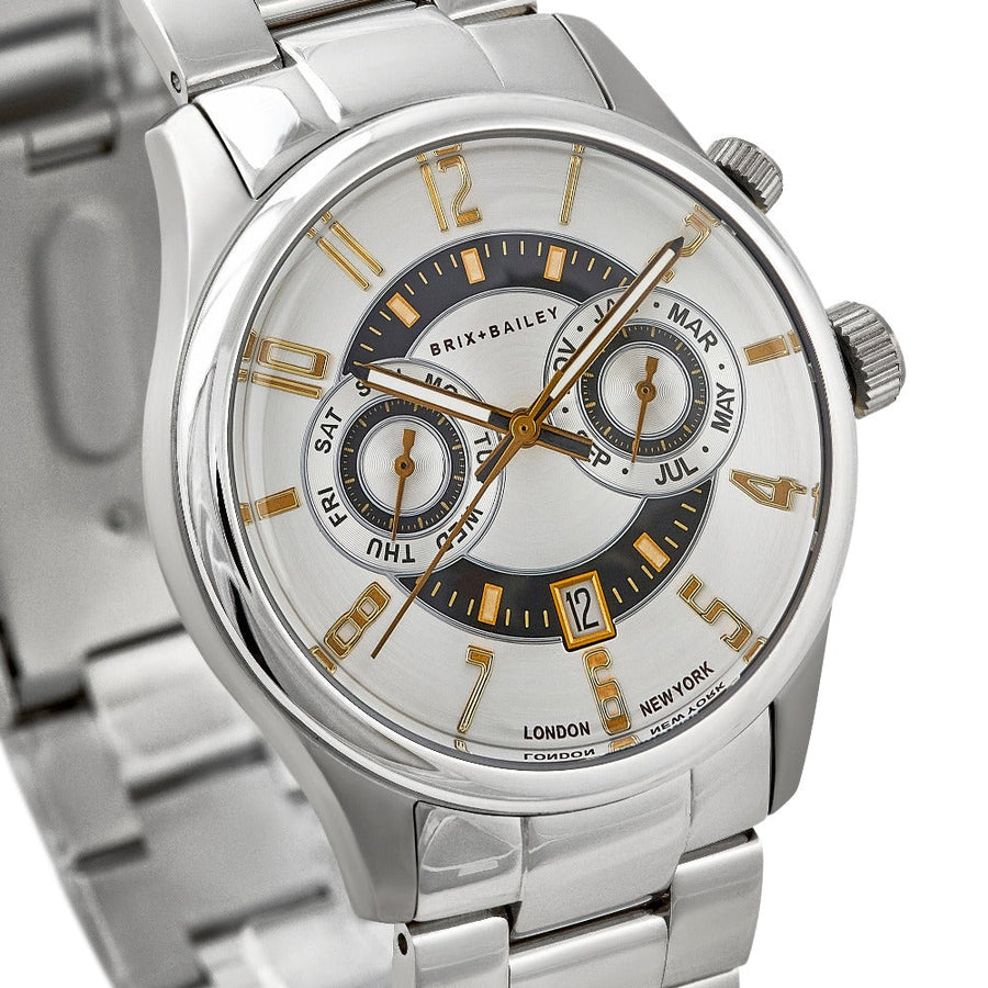 The Brix + Bailey Heyes Chronograph Mens Unisex Wrist Watch Automatic Watch Form 5