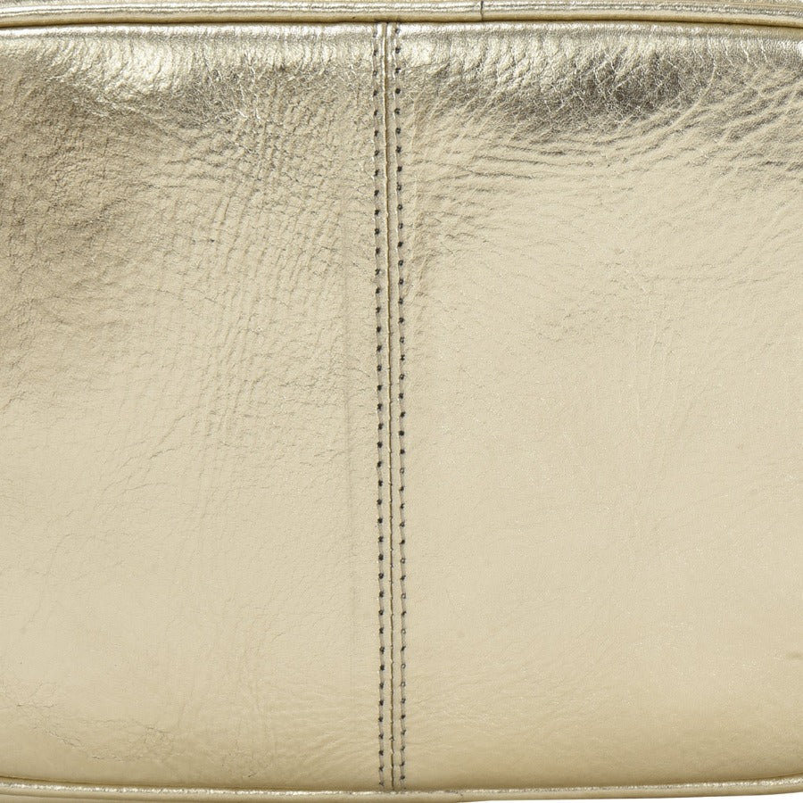 Gold Convertible Leather Cross Body Camera Bag Ethical Sustainable Bag Brand Brix and Bailey