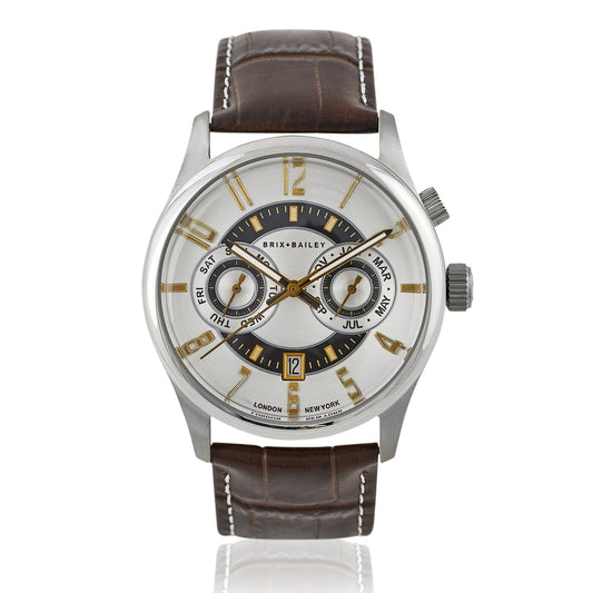 Brix+Bailey Heyes Chronograph Automatic Watch Mens Luxury Watch Brix and Bailey
