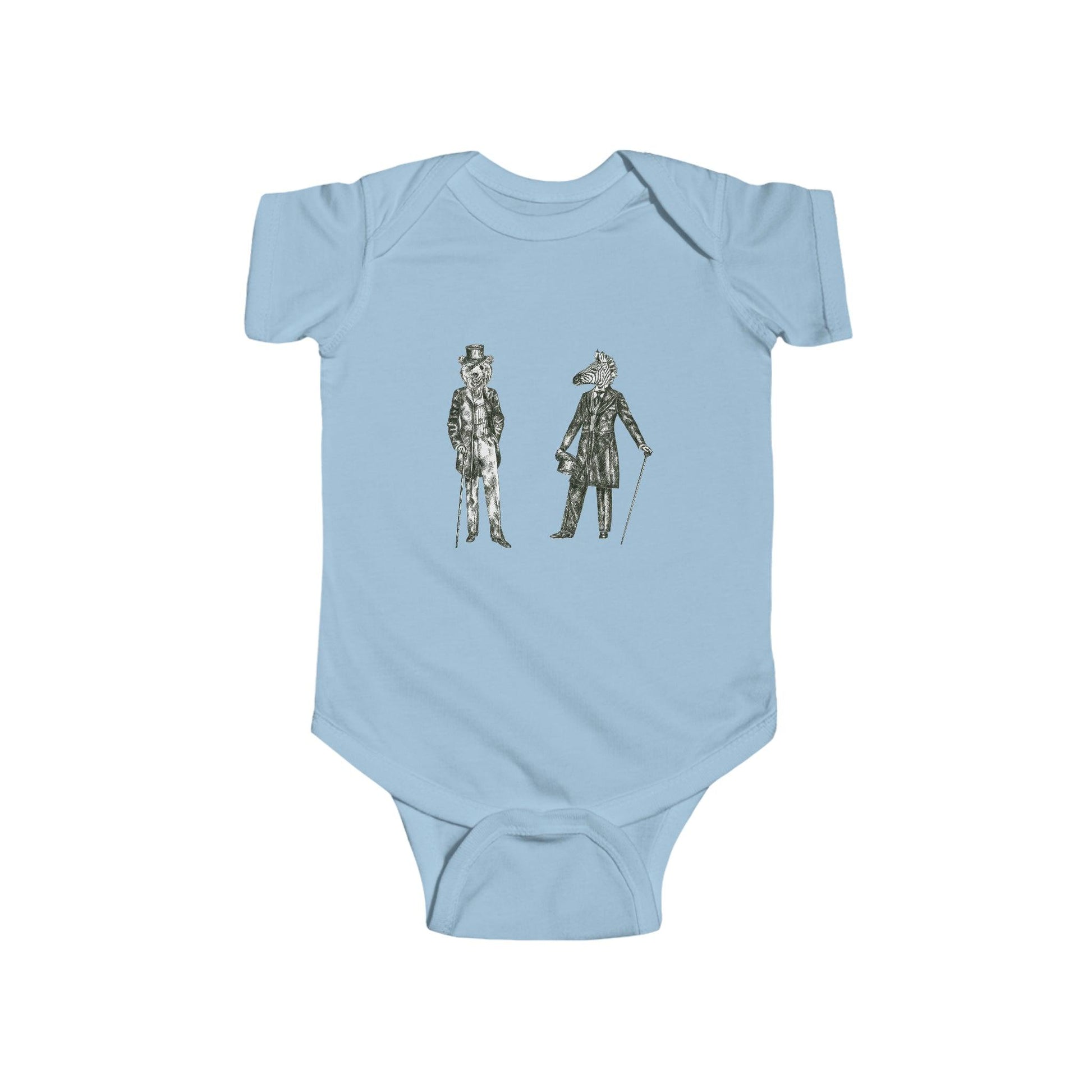 Infant Baby Chatting Graphic Jersey Bodysuit Onesie - Brix + Bailey
