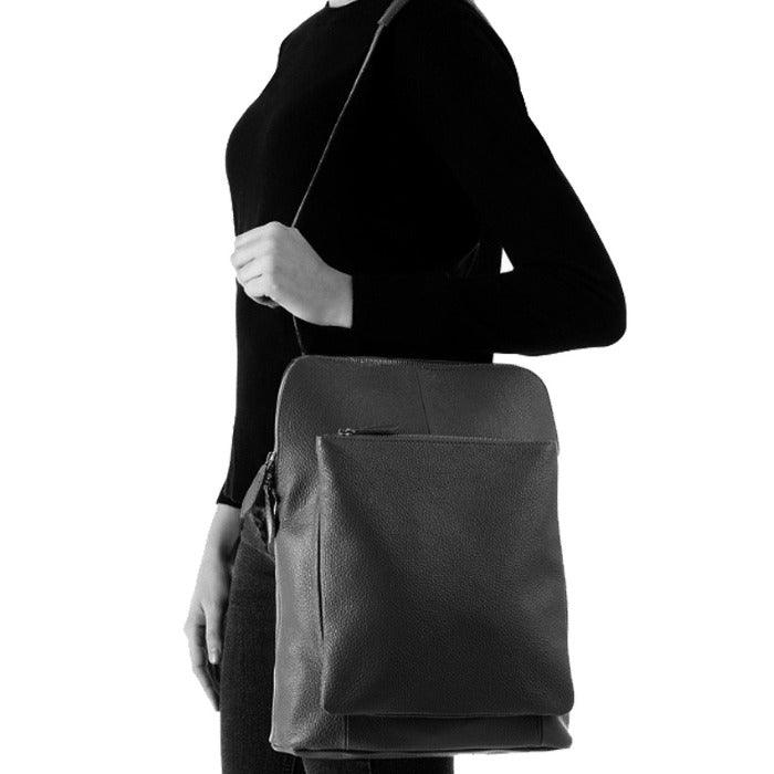 Maroon Pebbled Leather Backpack – Elegant & Versatile by Sostter at brixbailey.com