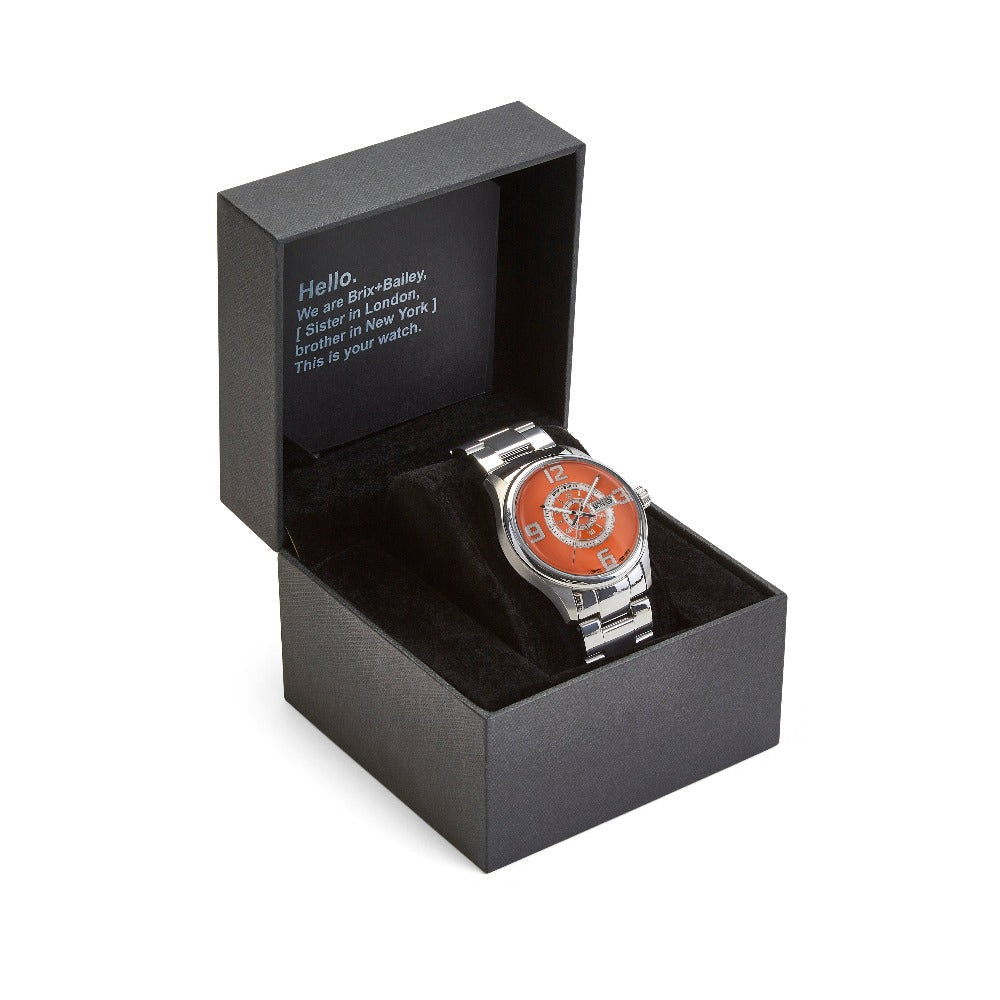 The Brix+Bailey Simmonds Watch Form 6 Mens Steel Watch Christmas Brix Bailey